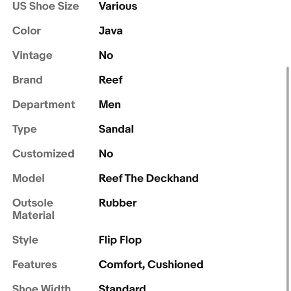 Reef Deckhand flip flops - Picture 3 of 4